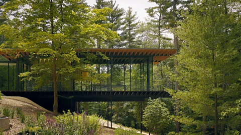 Kengo Kuma & Associates for Glass Wood House Kengo Kuma renovated John Black Lee's 1950s modernist house (Credit: Kengo Kuma & Associates for Glass Wood House)