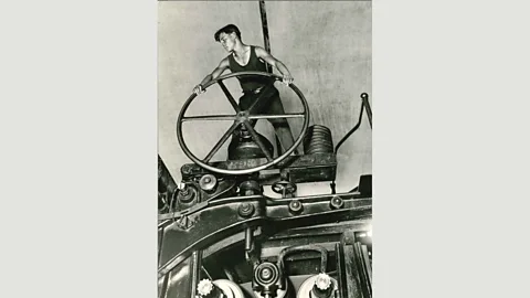 Copyright the artist courtesy Atlas Gallery Arkady Shaikhet, Komsomol Member at the Wheel, Balakhna, 1929 (Credit: Copyright the artist courtesy Atlas Gallery)