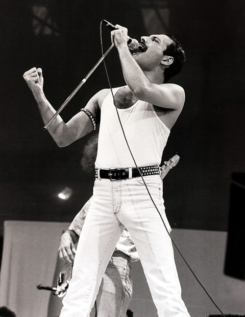 Freddie Mercury at Live Aid