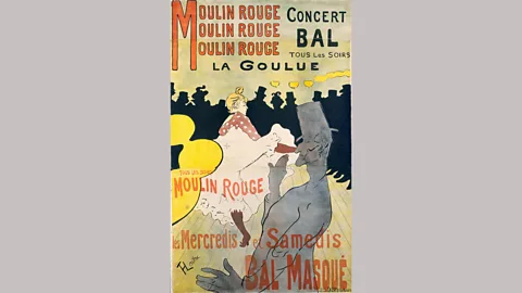 Alamy Moulin Rouge, La Goulue by Henri de Toulouse-Lautrec (1891), a commission from legendary nightclub manager Charles Zidler, that was Lautrec’s big break (Credit: Alamy)