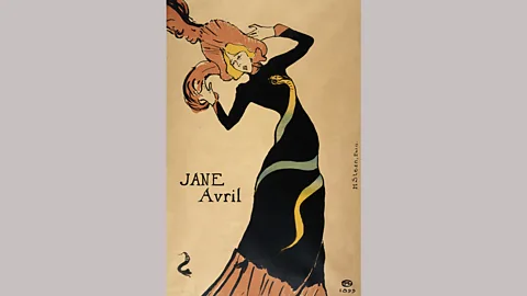 National Galleries of Scotland Jane Avril by Henri de Toulouse-Lautrec (1899). Avril and Lautrec became close friends, and he even hosted at the artist’s dinner parties (Credit: National Galleries of Scotland)