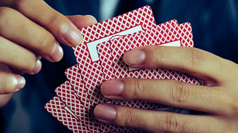 Getty Depressed people tend to be more risk-averse – and worse at games that involve potential rewards (Credit: Getty)