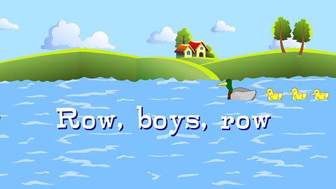 Row, boys, row