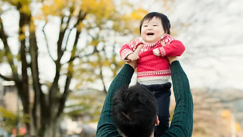 Getty Images In the past, Japanese fathers were considered to be remote and stern, but the new 'ikumen' actively take pleasure in childcare (Credit: Getty Images)