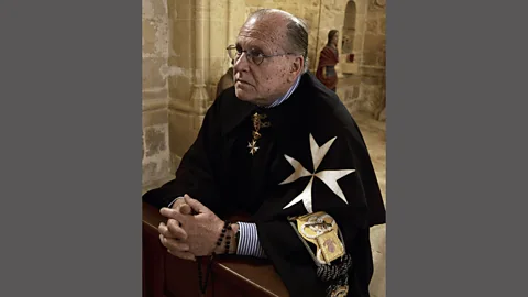 Kurt Farrugia Fra John Critien is the last remaining knight on Malta to have taken the Order’s vows of poverty, chastity and obedience (Credit: Kurt Farrugia)
