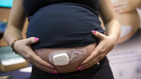 Alamy Data-obessed parents can get a head start on the connected nursery even before birth with smart pregnancy trackers, many of which also debut at CES in Las Vegas (Credit: Alamy)