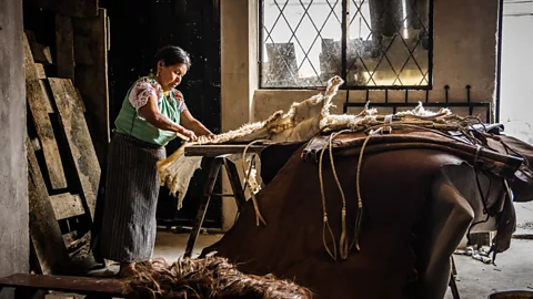Paul Stewart The small mountain town of Cotacachi, Ecuador, is famous for its leather artisans (Credit: Paul Stewart)