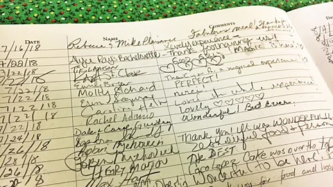 Eliot Stein Alzine Toups has hosted guests from three dozen countries (Credit: Eliot Stein)