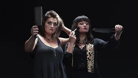 Duncan Elliott Comedian Rachel Fairburn co-hosts the All Killa no Filla podcast with her fellow comedian Kiri Pritchard McLean (Credit: Duncan Elliott)