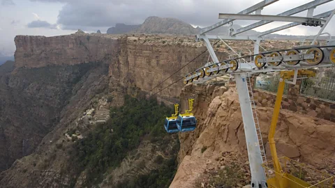 mauritius images GmbH/Alamy Government projects, like a cable car to the settlement of Habala, have increased access to the remote ‘Asir region (Credit: mauritius images GmbH/Alamy)