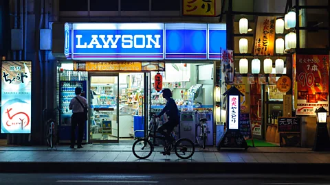 Alamy Stock Photo The 24-hour convenience stores that blanket Japan have come to rely heavily on cheap, foreign workers from overseas (Credit: Alamy Stock Photo)