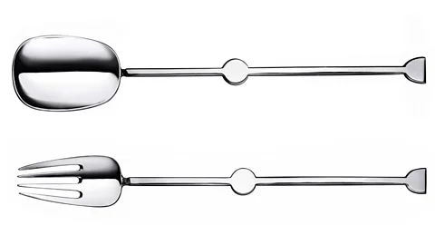 Gio Ponti Archive Ponti was commissioned to create cutlery by silverware manufacturer Christofle (Credit: Gio Ponti Archive)