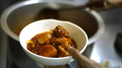 Tim McDonald Debal curry is an interesting gauge of how Malacca's Portuguese community is changing (Credit: Tim McDonald)