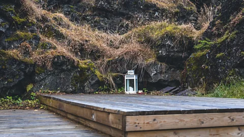 Ian Young Magnús Skarphéðinsson, who run’s Reykjavík’s Elfschool, has met 35 people who say they have been invited into elf homes (Credit: Ian Young)