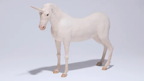 Collection Victor Pinto da Fonseca Sans titre (Licorne), Miguel Branco. The connotation of purity may explain why the unicorn is often white (Credit: Collection Victor Pinto da Fonseca)