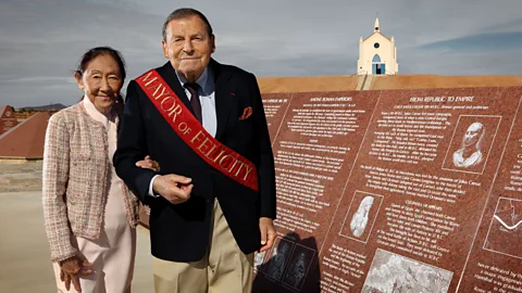 Christian Lamontagne Istel was elected mayor of Felicity in 1986 – apparently for life (Credit: Christian Lamontagne)