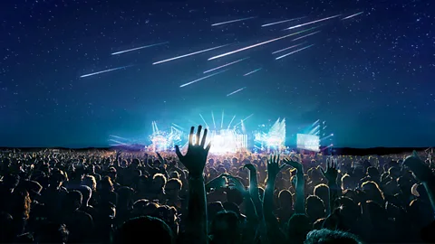 Astro Live Experiences A Japanese company plans to create artificial meteor showers as the ultimate firework display - but are its plans feasible? (Credit: Astro Live Experiences)