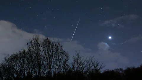 Getty Images Natural meteors are the result of tiny grains of space dust or small rocks burning in the Earth's atmosphere (Credit: Getty Images)