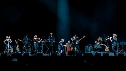 Hans Zimmer performing in Milan.