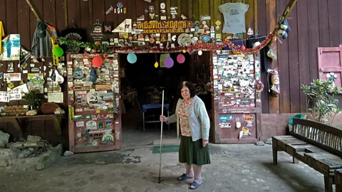 John McMahon Glennis Setabandhu has operated a guesthouse deep in the forest of western Thailand for almost 30 years (Credit: John McMahon)