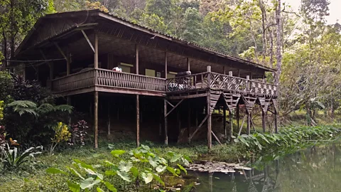 John McMahon After her husband died, Setabandhu transformed the mine complex into a guesthouse to continue providing employment opportunities to local families (Credit: John McMahon)