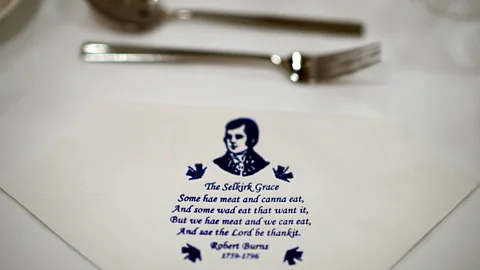 Jeff J Mitchell/Getty Images Readings of classic texts, including The Selkirk Grace and Address To A Haggis, are part of the Burns Night ritual (Credit: Jeff J Mitchell/Getty Images)
