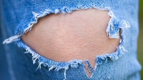 Getty Images Your skin is studded with cold receptors that send messages to your brain when exposed to cold air or objects (Credit: Getty Images)