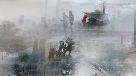 Maja Petric Zooming into the images reveals other pictures that capture some of the personal tragedies in the aftermath of Hurricane Maria (Credit: Maja Petric)