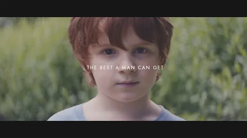 Procter & Gamble Gillette's 'We Believe' ad puts a spin on its classic slogan 'The Best a Man Can Get' (Credit: Procter & Gamble)