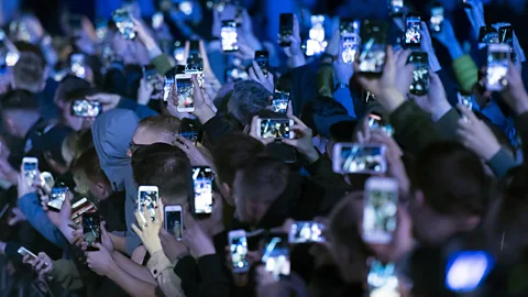 Getty Images The social competition and comparison from being constantly online can add to the feelings of burnout (Credit: Getty Images)