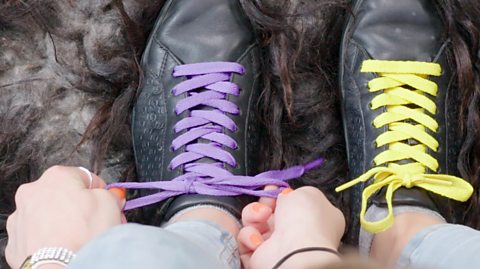 tie your shoe laces