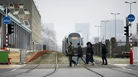 Eric Devillet More than 60% of commuters drive to work, compared to 19% who use public transport (Credit: Eric Devillet)