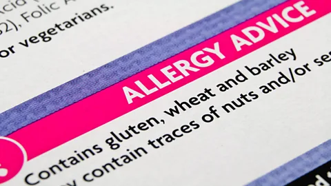 Alamy The UK ‘free-from’ market has ballooned more than 133% over the last five years and was estimated at £837m ($1.01bn) in 2018 (Credit: Alamy)