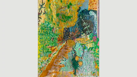 Musée d'Art Moderne de la Ville de Paris/ Roger-Viollet The vividness of much of Bonnard’s work, as seen in The Garden, 1936, captures a mood of happiness (Credit: Musée d'Art Moderne de la Ville de Paris/ Roger-Viollet)