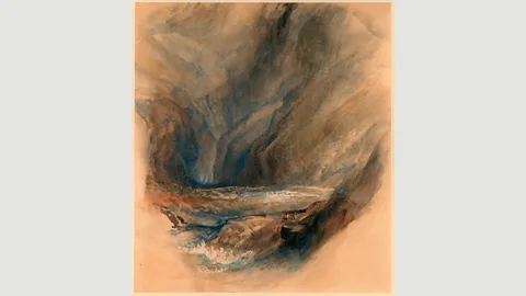 Guild of St George/Museums Sheffield Ruskin after Turner, from the Pass to St Gotthard 1855 – An admirer of Turner, Ruskin was an artist in his own right (Credit: Guild of St George/Museums Sheffield)