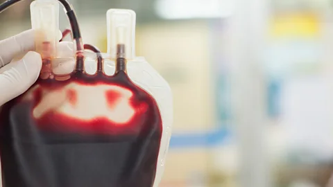 Getty Images Blood needs to be kept within a narrow temperature range, which was a challenge on the flight to Antarctica (Credit: Getty Images)