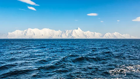 Getty Images The weather cleared in the Drake Passage long enough for the team to make their emergency trip (Credit: Getty Images)