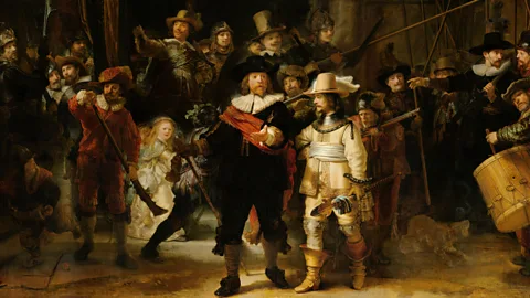 Rembrandt (1606-1669) – The Night Watch, detail. Rijksmuseum, Amsterdam. |  Rembrandt, Rijksmuseum, Painting