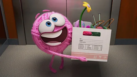 Pixar Animation Studios Purl is a sunshiney, eager ball of yarn who's instantly excluded by her "bro" colleagues (Credit: Pixar Animation Studios)