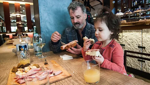 Getty In Italy, families talk about whether the food is tasty (Credit: Getty)