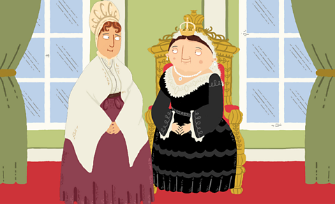 Elizabeth Fry with Queen Victoria. 