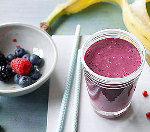 Summer fruit smoothie