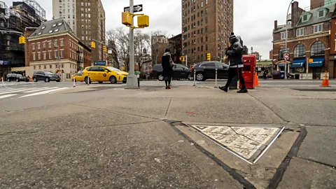 Olivier Guiberteau In the early 20th Century, the City of New York enacted an eminent domain order to extend Seventh Avenue into Greenwich Village (Credit: Olivier Guiberteau)
