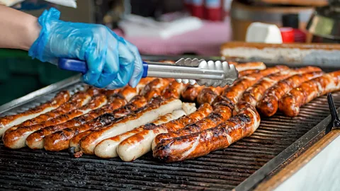 Getty In processed meats, it's the nitrites' proximity to proteins, plus being cooked at high temperatures, that create cancer-causing nitrosamines (Credit: Getty)