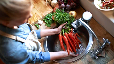 Getty Carrots are one rich source of nitrates, which they acquire from the soil they grow in (Credit: Getty)