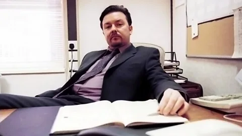 Alamy David Brent: unlikely practicioner of the microbreak? (Credit: Alamy)