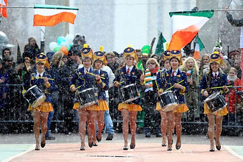 St Patrick's Day celebrations in Moscow, Russia