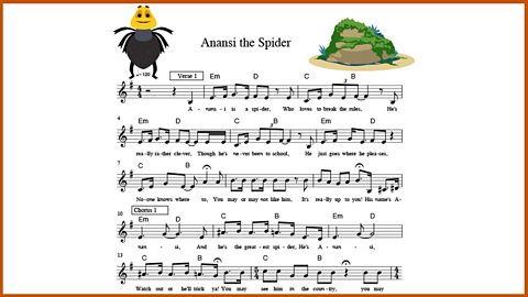 Music: 'Anansi the Spider'