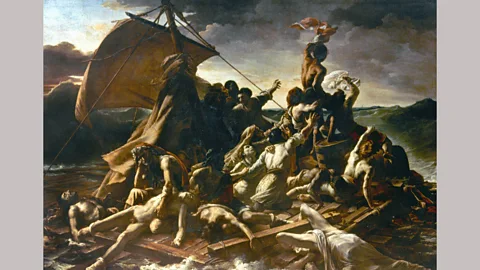 Alamy The Raft of the Medusa by Géricault features the model Joseph in the top right hand corner (Credit: Alamy)