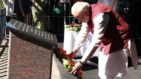 RAJESH JANTILAL/AFP/Getty Images India’s Prime Minister Narendra Modi: “An event at Pietermaritzburg altered the course of India's history” (Credit: RAJESH JANTILAL/AFP/Getty Images)